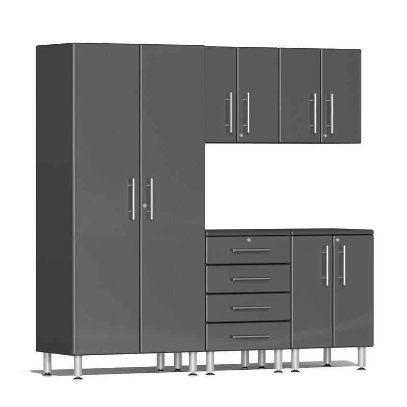 Ulti-MATE Garage 2.0 Series 5-Piece Garage Storage System With Tall Cabinet (Free LED Light)