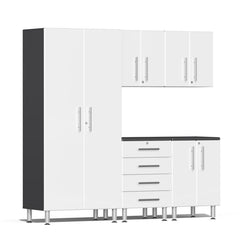 Ulti-MATE Garage 2.0 Series 5-Piece Garage Storage System With Tall Cabinet (Free LED Light)