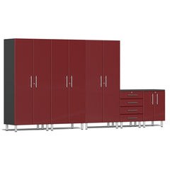 Ulti-MATE Garage 2.0 Series 5-Piece Garage Storage System With 3X Tall Cabinets (Free LED Light)