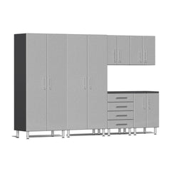 Ulti-MATE Garage 2.0 Series 6-Piece Garage Storage System With 2X Tall Cabinets (Free LED Light)