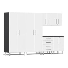 Ulti-MATE Garage 2.0 Series 6-Piece Garage Storage System With 2X Tall Cabinets (Free LED Light)