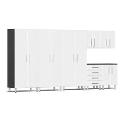 Ulti-MATE Garage 2.0 Series 7-Piece Garage Storage System With 3X Tall Cabinets (Free LED Light)