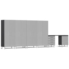 Ulti-MATE Garage 2.0 Series 7-Piece Garage Storage System With 4X Tall Cabinets (Free LED Light)