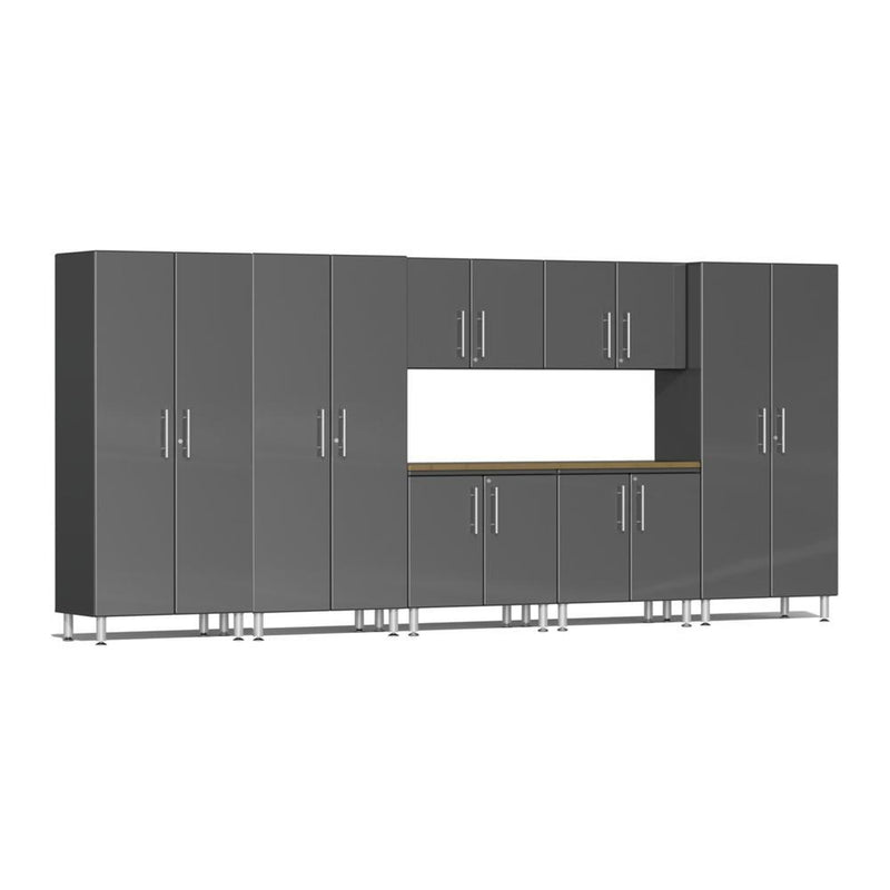 Ulti-MATE Garage 2.0 Series 8-Piece Garage Storage System With 3X Tall Cabinets (Free LED Light)