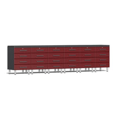 Ulti-MATE Garage 2.0 Series 8-Piece Garage Storage System With 6X 4-Drawer Base Cabinets (Free Led Lights)