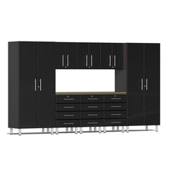 Ulti-MATE Garage 2.0 Series 9-Piece Garage Storage System With 3X Tool Drawer Cabinets (Free Led Lights)