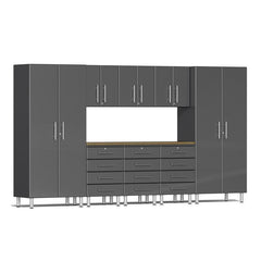 Ulti-MATE Garage 2.0 Series 9-Piece Garage Storage System With 3X Tool Drawer Cabinets (Free Led Lights)