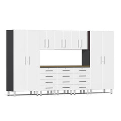 Ulti-MATE Garage 2.0 Series 9-Piece Garage Storage System With 3X Tool Drawer Cabinets (Free Led Lights)